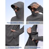 image:imageCOOFANDY Mens UPF 50 Sun Protection Hoodie Zip Up Lightweight UV Jacket Long Sleeve Sun Shirt Running Fishing Hiking OutdoorDark Grey