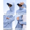 image:imageCOOFANDY Mens UPF 50 Sun Protection Hoodie Zip Up Lightweight UV Jacket Long Sleeve Sun Shirt Running Fishing Hiking OutdoorLight Blue