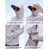 image:imageCOOFANDY Mens UPF 50 Sun Protection Hoodie Zip Up Lightweight UV Jacket Long Sleeve Sun Shirt Running Fishing Hiking OutdoorLight Grey