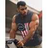 image:imageCOOFANDY Mens Workout Hooded Tank Tops Bodybuilding Muscle Cut Off T Shirt Sleeveless Gym Hoodies1flaggrey
