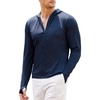 image:imageCOOFANDY FullZip Mens Lightweight Hoodie UPF 50  Breathable Sun Protection Jacket with Pockets for Golf Fishing HikingNavy Blue