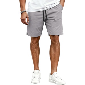image:imageCOOFANDY Mens Casual Shorts Cotton Drawstring Elastic Waist Lightweight 9 Chino Golf Shorts Summer Beach ShortsGrey