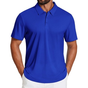 image:imageCOOFANDY Mens Golf Polo Shirts Short Sleeve Quick Dry Moisture Wicking Performance Collared Golf Shirt for MenTrue Blue