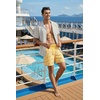 image:imageCOOFANDY Mens 7 Swim Trunks with Compression Liner Stretch Swimming Shorts with Zipper PocketsYellow  Bananas