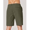 image:imageCOOFANDY Mens Casual Shorts 9 Inch Flat Front Lightweight Summer Beach Vacation Shorts with 4 PocketsArmy Green