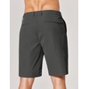 image:imageCOOFANDY Mens Casual Shorts 9 Inch Flat Front Lightweight Summer Beach Vacation Shorts with 4 PocketsDrak Grey