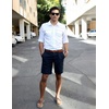 image:imageCOOFANDY Mens Casual Shorts 9 Inch Flat Front Lightweight Summer Beach Vacation Shorts with 4 PocketsNavy Blue