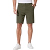 image:imageCOOFANDY Mens Casual Shorts 9 Inch Flat Front Lightweight Summer Beach Vacation Shorts with 4 PocketsArmy Green