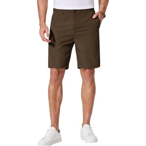 image:imageCOOFANDY Mens Casual Shorts 9 Inch Flat Front Lightweight Summer Beach Vacation Shorts with 4 PocketsBrown