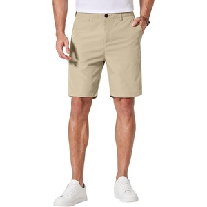 image:imageCOOFANDY Mens Casual Shorts 9 Inch Flat Front Lightweight Summer Beach Vacation Shorts with 4 PocketsLight Khaki