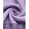 image:imageCOOFANDY Linen Shirts for Men Short Sleeve Button Down Shirt Casual Beach Summer Vacation Shirt with PocketLavender