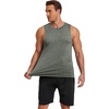 image:imageCOOFANDY Mens Dry Fit Workout Tank Top Sleeveless Gym Muscle Shirt UPF 50 Summer Running Athletic TshirtsArmy Green