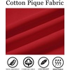 image:imageCOOFANDY Mens Polo Shirts Classic Short Sleeve Polo T Shirts Cotton Pique Casual Summer Fashion Golf ShirtRed