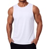 image:imageCOOFANDY Mens Dry Fit Workout Tank Top Sleeveless Gym Muscle Shirt UPF 50 Summer Running Athletic TshirtsWhite