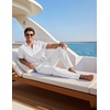 image:imageCOOFANDY Mens 2 Piece Sets Beach Outfits Cotton Short Sleeve Button Down Shirts Loose Pants Summer Vacation Casual OutfitsWhite