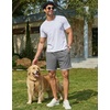 image:imageCOOFANDY Mens Casual Shorts Cotton Drawstring 79 inch Waffle Shorts Stretch Elastic Waist Summer Beach Lounge Sweat ShortsGrey