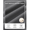 image:imageCOOFANDY Mens Casual Shorts Cotton Drawstring 79 inch Waffle Shorts Stretch Elastic Waist Summer Beach Lounge Sweat ShortsGrey