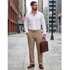 image:imageCOOFANDY Mens Cotton Linen Pants Casual Drawstring Summer Beach Pants Lightweight Linen Dress TrousersNomad