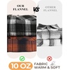 image:imageCOOFANDY Mens Long Sleeve Flannel Shirts Jacket Fashion Plaid Jackets Casual Button Down Shirt with PocketsBlue Yellowline