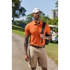 image:imageCOOFANDY Mens Polo Shirts Short Sleeve Pique Jersey Golf Shirt Casual Summer Collared TShirtsOrange