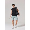 image:imageCOOFANDY Mens Sleeveless Shirts 100 Cotton Workout Tank Tops Cut Off Shirts Gym Muscle Loose Fit TeeBlack
