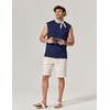 image:imageCOOFANDY Mens Sleeveless Shirts 100 Cotton Workout Tank Tops Cut Off Shirts Gym Muscle Loose Fit TeeNavy Blue