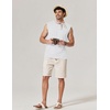 image:imageCOOFANDY Mens Sleeveless Shirts 100 Cotton Workout Tank Tops Cut Off Shirts Gym Muscle Loose Fit TeePearl White