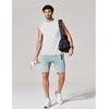 image:imageCOOFANDY Mens Sleeveless Shirts 100 Cotton Workout Tank Tops Cut Off Shirts Gym Muscle Loose Fit TeePearl White