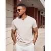 image:imageCOOFANDY Mens T Shirts V Neck 100 Cotton Short Sleeve Casual Summer Vintage Tee ShirtWhite