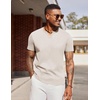 image:imageCOOFANDY Mens T Shirts V Neck 100 Cotton Short Sleeve Casual Summer Vintage Tee ShirtWhite