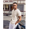 image:imageCOOFANDY Mens T Shirts V Neck 100 Cotton Short Sleeve Casual Summer Vintage Tee ShirtWhite