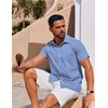 image:imageCOOFANDY Mens Button Down Shirt Short Sleeve Casual Shirt for Men Summer Business Casual Dress ShirtGw511