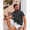 image:imageCOOFANDY Mens Button Down Shirt Short Sleeve Casual Shirt for Men Summer Business Casual Dress ShirtGw524