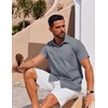 image:imageCOOFANDY Mens Button Down Shirt Short Sleeve Casual Shirt for Men Summer Business Casual Dress ShirtJh186