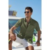 image:imageCOOFANDY Mens Button Down Shirt Short Sleeve Cotton Casual Summer Shirts Beach Vacation Linen Shirts for MenOlive Green