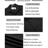 image:imageCOOFANDY Mens Button Down Short Sleeve Shirt Casual Beach Linen Shirts Wedding Summer Vacation ShirtBlack
