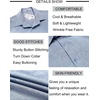 image:imageCOOFANDY Mens Button Down Short Sleeve Shirt Casual Beach Linen Shirts Wedding Summer Vacation ShirtDemin Blue
