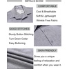 image:imageCOOFANDY Mens Button Down Short Sleeve Shirt Casual Beach Linen Shirts Wedding Summer Vacation ShirtLight Grey
