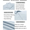 image:imageCOOFANDY Mens Button Down Short Sleeve Shirt Casual Beach Linen Shirts Wedding Summer Vacation ShirtPale Blue