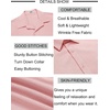 image:imageCOOFANDY Mens Button Down Short Sleeve Shirt Casual Beach Linen Shirts Wedding Summer Vacation ShirtPink