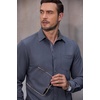 image:imageCOOFANDY Mens Casual Button Down Shirts Long Sleeve Fall Shirt Untucked Dress Shirts for Men01navy Blue