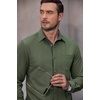 image:imageCOOFANDY Mens Casual Button Down Shirts Long Sleeve Fall Shirt Untucked Dress Shirts for MenArmy Green