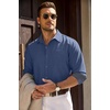 image:imageCOOFANDY Mens Casual Button Down Shirts Long Sleeve Fall Shirt Untucked Dress Shirts for MenBlue