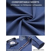 image:imageCOOFANDY Mens Casual Button Down Shirts Long Sleeve Fall Shirt Untucked Dress Shirts for MenBlue