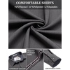 image:imageCOOFANDY Mens Casual Button Down Shirts Long Sleeve Fall Shirt Untucked Dress Shirts for MenDark Grey