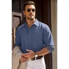 image:imageCOOFANDY Mens Casual Button Down Shirts Long Sleeve Fall Shirt Untucked Dress Shirts for MenDenim Blue
