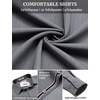 image:imageCOOFANDY Mens Casual Button Down Shirts Long Sleeve Fall Shirt Untucked Dress Shirts for MenLight Grey