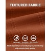 image:imageCOOFANDY Mens Casual Button Down Shirts Short Sleeve Textured Shirt Summer Beach Shirts with PocketCaramel
