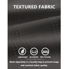 image:imageCOOFANDY Mens Casual Button Down Shirts Short Sleeve Textured Shirt Summer Beach Shirts with PocketDark Grey