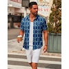 image:imageCOOFANDY Mens Casual Button Down Short Sleeve Shirts Untucked Wrinkle Free Shirt Stretch Dress ShirtsJh648